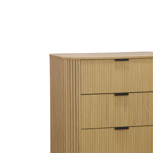 Συρταριέρα Scandi pakoworld με 4 συρτάρια φυσικό 79x46x115εκ - Image 3