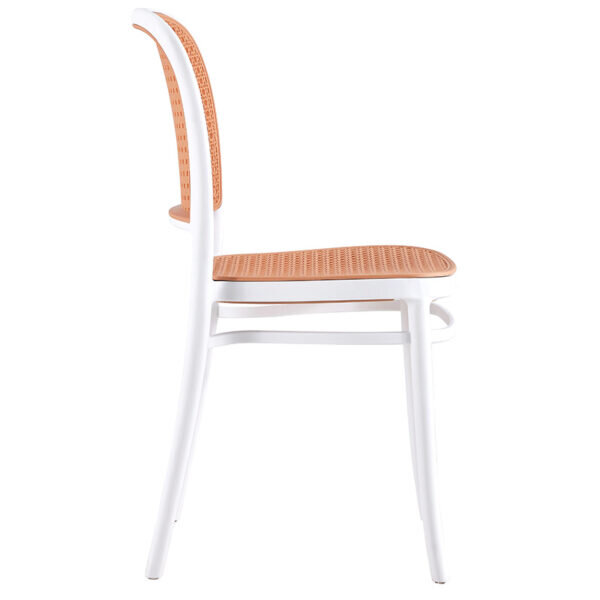 Καρέκλα Juniper pakoworld με UV protection PP μπεζ-λευκό 51x40.5x86.5εκ. - Image 4