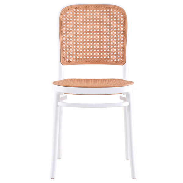 Καρέκλα Juniper pakoworld με UV protection PP μπεζ-λευκό 51x40.5x86.5εκ. - Image 5