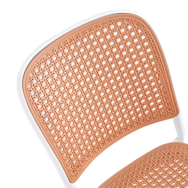Καρέκλα Juniper pakoworld με UV protection PP μπεζ-λευκό 51x40.5x86.5εκ. - Image 6