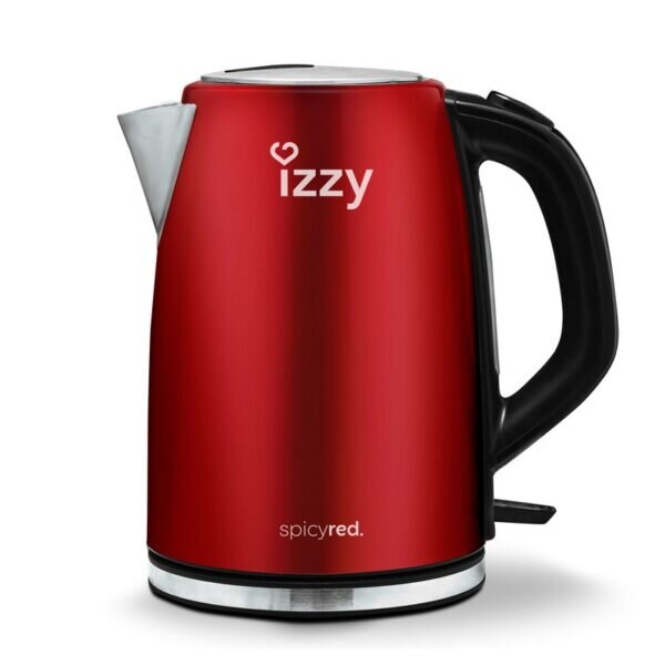 ΒΡΑΣΤΗΡΑΣ IZZY IZ-3011 SPICY RED INOX 1.7lt 2200W 224055