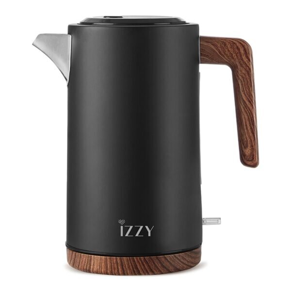 ΒΡΑΣΤΗΡΑΣ IZZY IZ-3016 WOODEN ΜΑΥΡΟ 1.7lt 2200W 224128