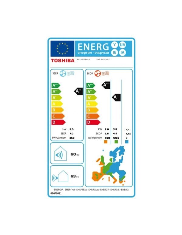 TOSHIBA YUKAI RAS-18E2KVG-E/18000BTU INV WI-FI READY - Image 4