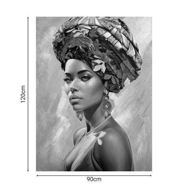 Πίνακας σε καμβά Facy I Inart 90x3x120εκ - Image 2