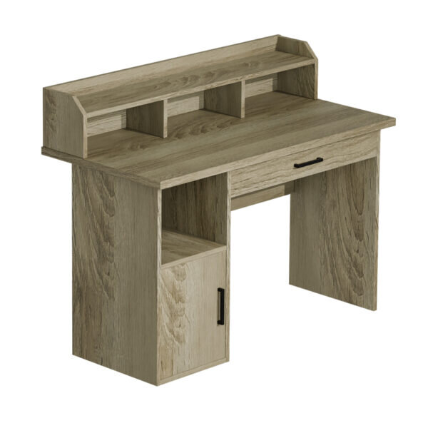 Γραφείο εργασίας Workie pakoworld sonoma mdf 120x60x95.5εκ - Image 3