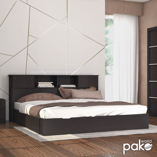Κομοδίνο OLYMPUS pakoworld χρώμα wenge 47,5x40,5x40,5εκ. - Image 3