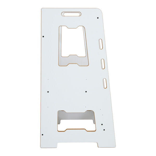 Πύργος εκμάθησης Farsene pakoworld λευκό-φυσικό mdf 40x50x90εκ - Image 4