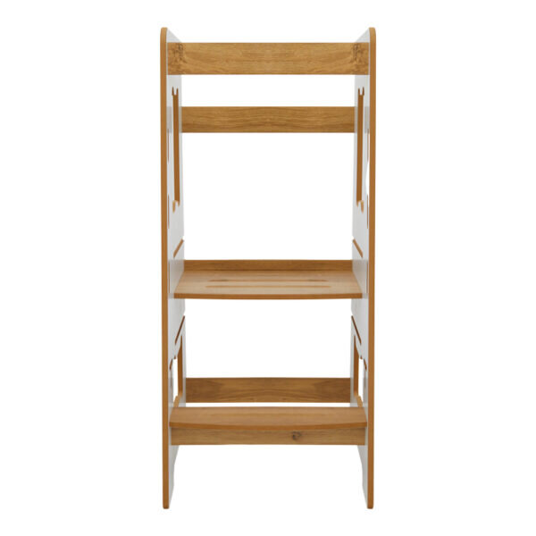 Πύργος εκμάθησης Farsene pakoworld λευκό-φυσικό mdf 40x50x90εκ - Image 5