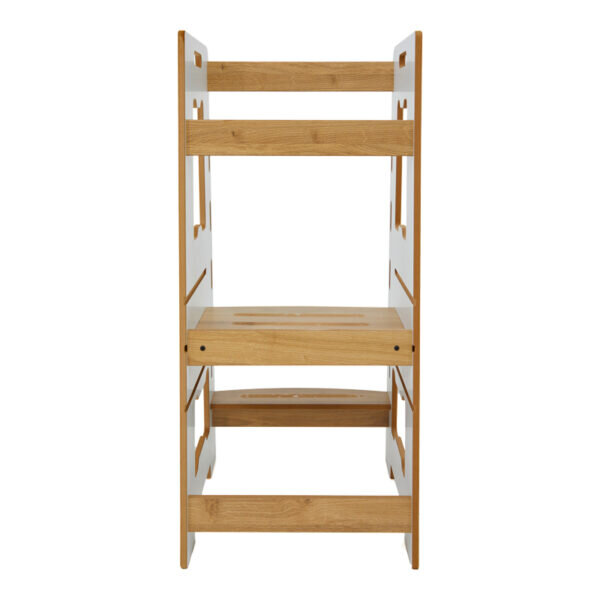 Πύργος εκμάθησης Farsene pakoworld λευκό-φυσικό mdf 40x50x90εκ - Image 6
