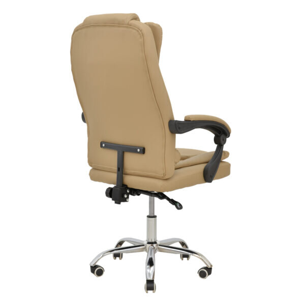 Καρέκλα γραφείου διευθυντή Toronsi pakoworld μπεζ pu 60x68x128εκ - Image 2