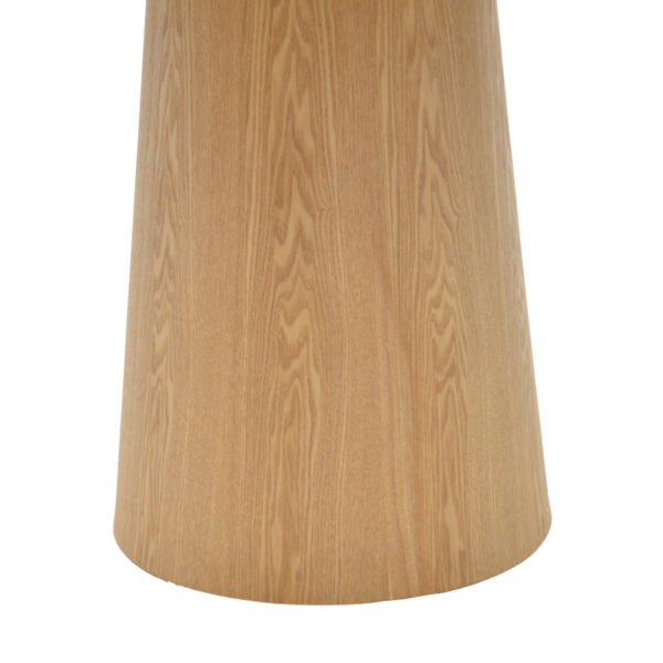 Τραπέζι Kayano pakoworld mdf σε φυσική απόχρωση Φ120x72εκ - Image 3