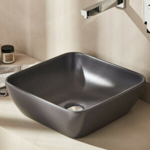 Tema Por Επιτραπέζιος Νιπτήρας POR040A Anthracite Matt 40X40 εκ.
