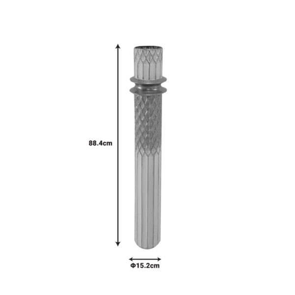 Διακοσμητικό βάζο δαπέδου Sammy Inart μέταλλο σε χρυσή και λευκή απόχρωση Φ15.2x88.4εκ - Image 5