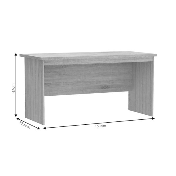 Γραφείο εργασίας Payton pakoworld sonoma 150x72.5x76εκ - Image 3