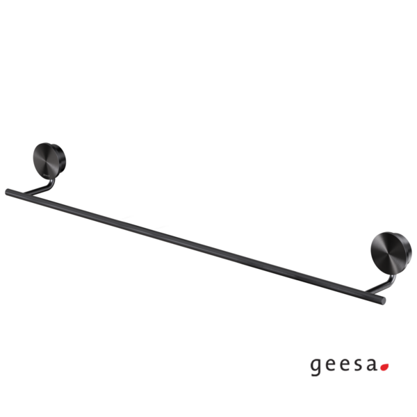 Πετσετοκρεμάστρα Μονή 66 εκ. Geesa Opal 7207/60-411 Black Brushed