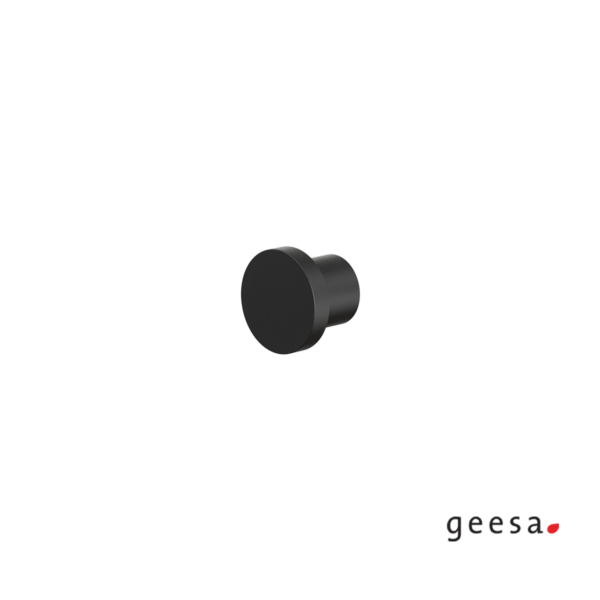 Άγκιστρο Μονό Επιτοίχιο Φ2.5 εκ. Geesa Opal 7213-400 Black Matt