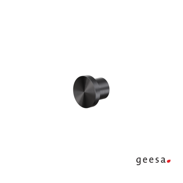 Άγκιστρο Μονό Επιτοίχιο Φ2.5 εκ. Geesa Opal 7213-411 Black Brushed