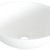 Νιπτήρας Μπάνιου Πορσελάνης Ceramita F434 40x40X14cm  Επικαθήμενος χωρίς Υπερχείλιση Λευκό Ματ