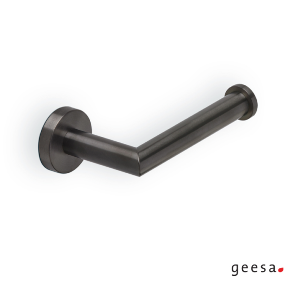 Χαρτοθήκη Επιτοίχια Χωρίς Κάλυμμα Geesa Nemox 6509-410 Black Brushed