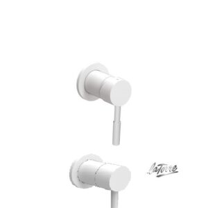 Μίκτης Εντοιχισμού 3 εξόδων La Torre New Tech White Matt 12151N-300