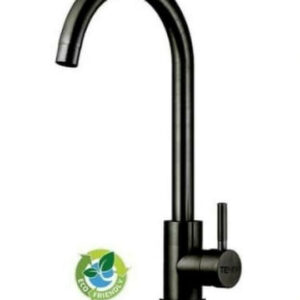 Μπαταρία Κουζίνας Πάγκου Ψηλή Tema Green 67026N Μαύρο Ματ