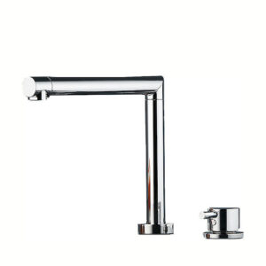 Μπαταρία Κουζίνας Πάγκου Armando Viacario 10530-100 Βυθιζόμενη Χρωμέ