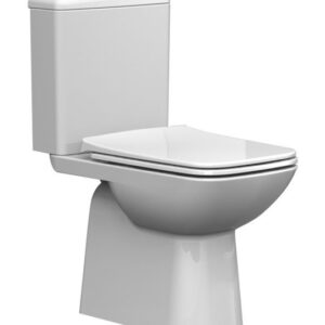 Λεκάνη Δαπέδου με καζανάκι Cerastyle DURU 028800 Κατωστόμια