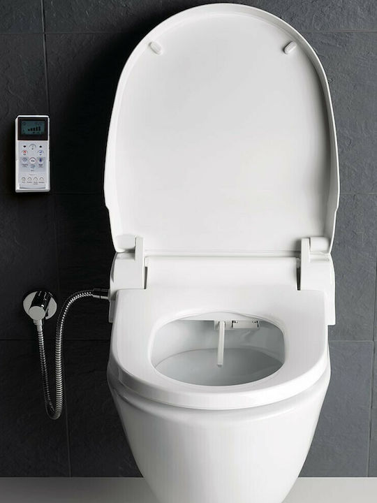 Λεκάνη Δαπε΄δου GSI Pura Swirl Υ.Π. 8820-300 + 6035RU 50 εκ. με Κάλυμμα USPA White