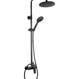 Στήλη Ντους Ρυθμιζόμενη 80-115cm Scirocco Mix 01-02-3015 Black Mat
