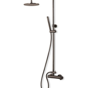 Στήλη Ντουζ 2 Εξόδων Armando Vicario Slim Black Brushed 500065-410