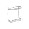 Επίτοιχη Διπλή Ραφιέρα Βαρέως Τύπου 30x15cm Tema 74062 Inox