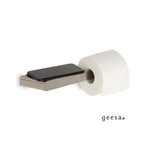 Χαρτοθήκη Επιτοίχια  με Εταζέρα Geesa Shift 9924-100 Χρωμέ