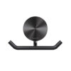 Επίτοιχο Άγκιστρο Διπλό Geesa Opal 7215-411 Black Brushed