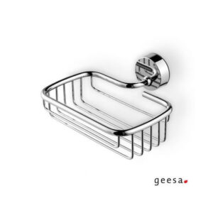 Σπογγοθήκη-μπουκαλοθήκη σχαρωτή Geesa Chrome 2714 Χρωμέ