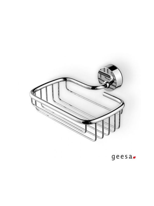 Σπογγοθήκη-μπουκαλοθήκη σχαρωτή Geesa Chrome 2714 Χρωμέ
