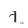 Μπαταρία Νιπτήρα Αναμεικτική Armando Vicario Lumiere Black Brushed 516010-410 Με Βαλβίδα clic-clac