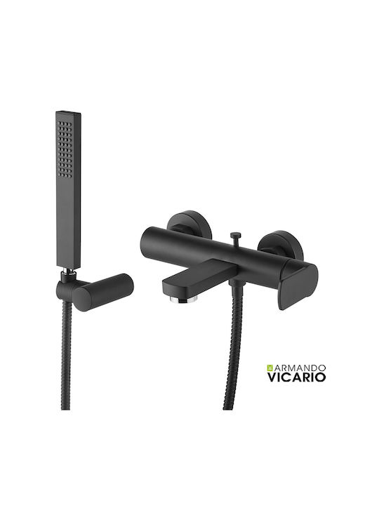 Μπαταρία Λουτρού Armando Vicario Glam 610100-400 Black Matt